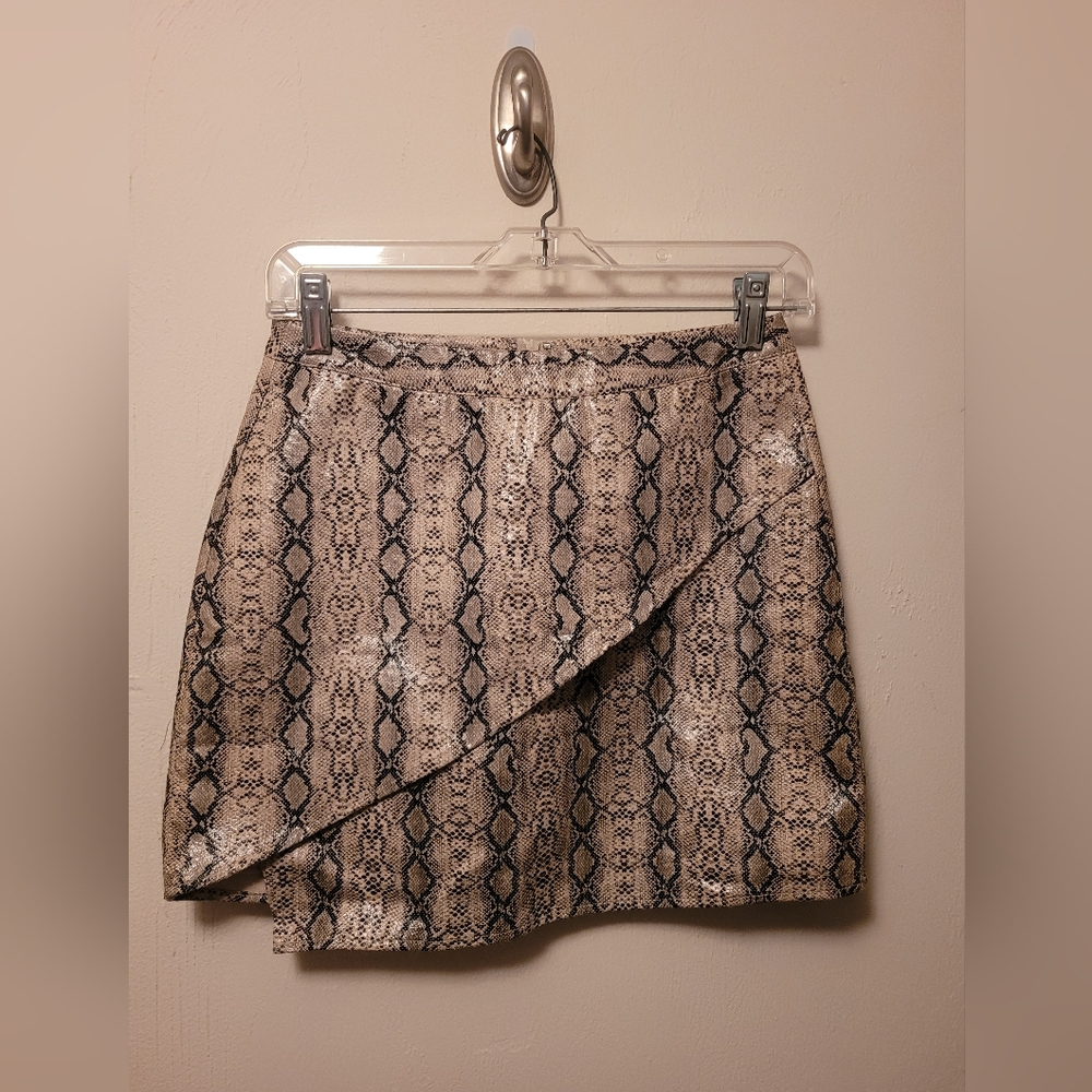 Snakeskin Print Women's Skirt
